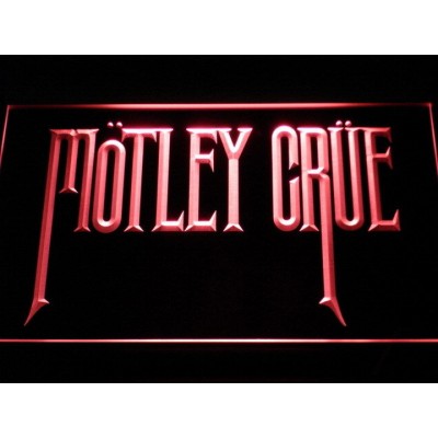Motley Crue Band Rock Bar LED Neon Light Sign Man Cave C112-R   152169166956